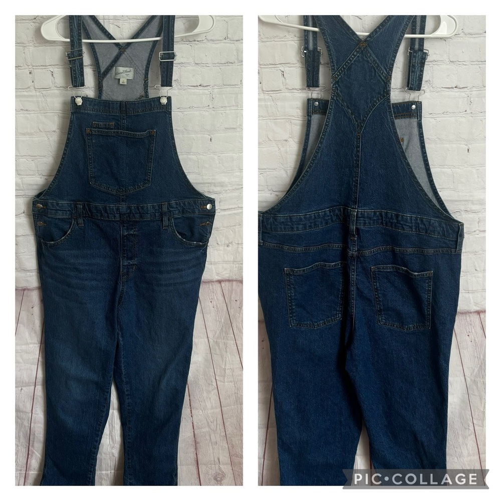 Universal Thread denim blue jeans overalls Size 14